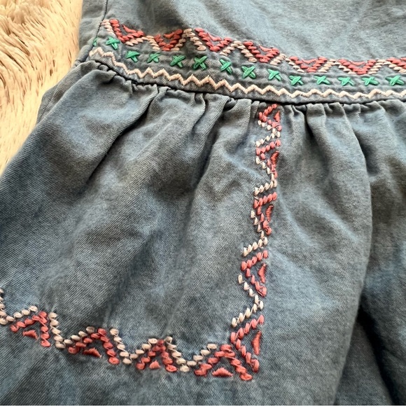 Gymboree Toddler Girl Tribal Embroidered Dress Size 5 - Picture 6 of 8